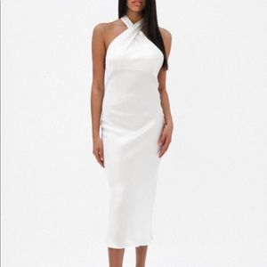 Natalie Rolt Effie Dress White